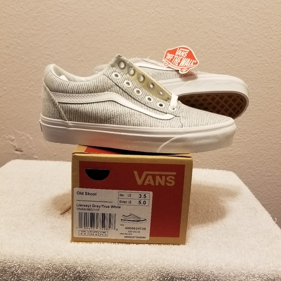 vans old skool gray true white